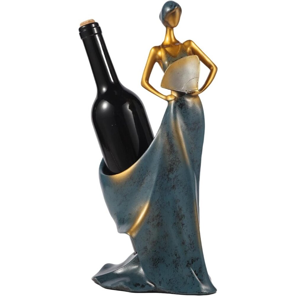 Countertop Single Bottle Wine Rack for Wine Lovers Elegant Mini Wine Bottle Rack